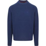 Sweater Barbour Grangetown Trui Wol Kobaltblauw