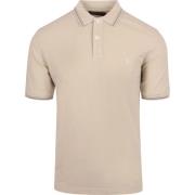 T-shirt Marc O'Polo Poloshirt Solid Overdye Ecru