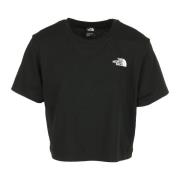 T-shirt Korte Mouw The North Face W Cropp Simple Dome Tee