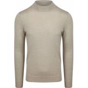 Sweater Profuomo Turtleneck Trui Merino Ecru