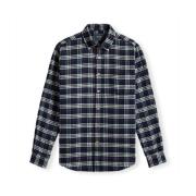 Overhemd Lange Mouw Portuguese Flannel Lamo Shirt - Blue