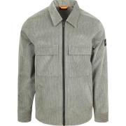 Sweater BOSS Overshirt Lozzy Corduroy Groen