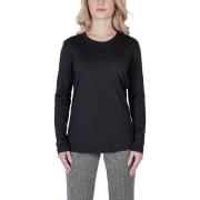 Overhemd EAX Womens Lange Mouw TShirt Zwart