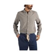 Overhemd Lange Mouw Portuguese Flannel Lobo Shirt - Grey