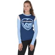 T-shirt Love Moschino Women's Love Storm T-shirt met lange mouwen