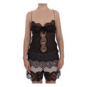 Pyjama's / nachthemden D&amp;G Kanten Top Shorts Set voor dames