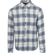 Overhemd Lange Mouw Dstrezzed Overhemd Stein Flanel Ruit Blauw