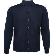 Sweater R2 Amsterdam Knitted Pull Shirt Merino Navy