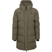 Trainingsjack Superdry Lange Pufferjas Hooded Zwart