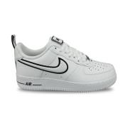 Lage Sneakers Nike Air Force 1 Low Outline Swoosh Blanc