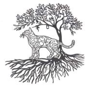 Beeldjes Signes Grimalt Boom Wanddecoratie Met Kat