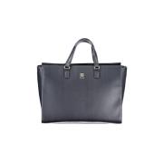 Handtas Tommy Hilfiger Polyethyleen handtas met verstelbare riem en ri...