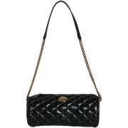 Handtas Versace Medusa Gewatteerde Lederen Barrel Bag