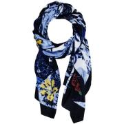 Sjaal Desigual Bloemensjaal Blauw