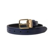 Riem D&amp;G Lederen metalen gesp riem