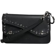 Schoudertas D&amp;G Leren schoudertas met studs en magnetische sluitin...