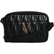 Schoudertas Versace La Medusa gewatteerde leren crossbody tas