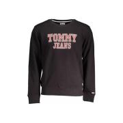 Sweater Tommy Hilfiger Tommy Jeans Heren Crew Neck Sweatshirt Zwart