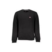 Sweater Tommy Hilfiger Zwart sweatshirt met ronde hals voor heren