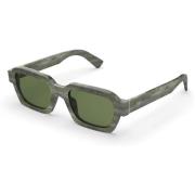 Zonnebril Retrosuperfuture Occhiali da Sole Caro Roccia Green NZC