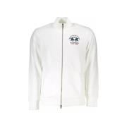 Sweater La Martina Heren Polo Crew Full Zip Track Top - Wit