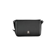 Handtas Tommy Hilfiger zwarte leren crossbodytas voor dames