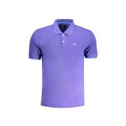 T-shirt La Martina Classic Fit Poloshirt voor heren - Paars