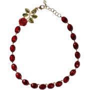 Ketting D&amp;G Ketting Kristal Verfraaid Ketting met Rose Detaillerin...