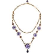 Ketting D&amp;G Floral kristal verfraaid gelaagde ketting