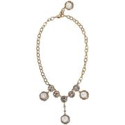 Ketting D&amp;G Ketting Crystal Clock Statement Ketting