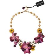 Ketting D&amp;G Bloemen Fluwelen Ketting