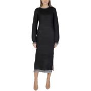 Korte Jurk Vila VISONJA MIDI BODYCON MIDI KNIT DRESS /KA 14103827