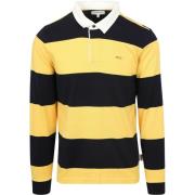 Sweater Mcgregor Rugbyshirt Streep Navy Geel