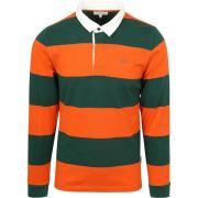 Sweater Mcgregor Rugbyshirt Streep Oranje Groen