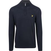 Sweater Lyle And Scott Lyle Scott Half Zip Pullover Merinowol Navy