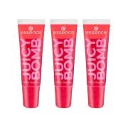 Lipgloss Essence Set van 3 Juicy Bomb Shiny Lip Glosses - 104 Poppin' ...