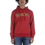 Fleece Jack Diesel Felpa S-Ginn Hood K27 Rosso