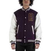 Blazer Attica Giubbotto Varsity Leather/Wool Viola