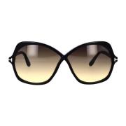 Zonnebril Tom Ford Occhiali da Sole Rosemin FT1013/S 01B