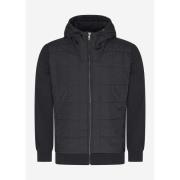 Sweater Lyle &amp; Scott Hybrid quilted zip through hoodie