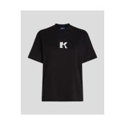 T-shirt Karl Lagerfeld A1W17031 REG SS LOGO TEE