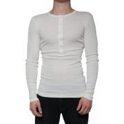 Sweater D&amp;G Katoenen Henley trui met ronde hals