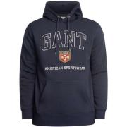 Sweater Gant Grafische trui met capuchon