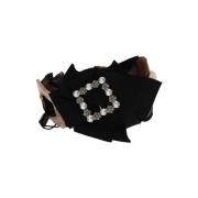 Broche D&amp;G Dolce Gabbana Bow Hoofdband Zwart Kristal