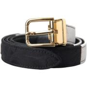 Riem D&amp;G DG Omkeerbare Riem Zwart Wit