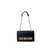 Handtas Love Moschino Polyethyleen kunstlederen handtas