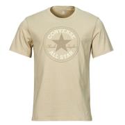 T-shirt Korte Mouw Converse CHUCK PATCH TEE BEACH STONE / WHITE