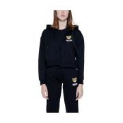 Sweater Moschino Vrouwen Teddybeer ZipUp Hoodie Crop