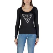 T-shirt Korte Mouw Guess LS CN SHINY TRIANGLE W5RI65 J1314