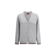 Sweater Gucci Wollen vest met V-hals en iconische bies